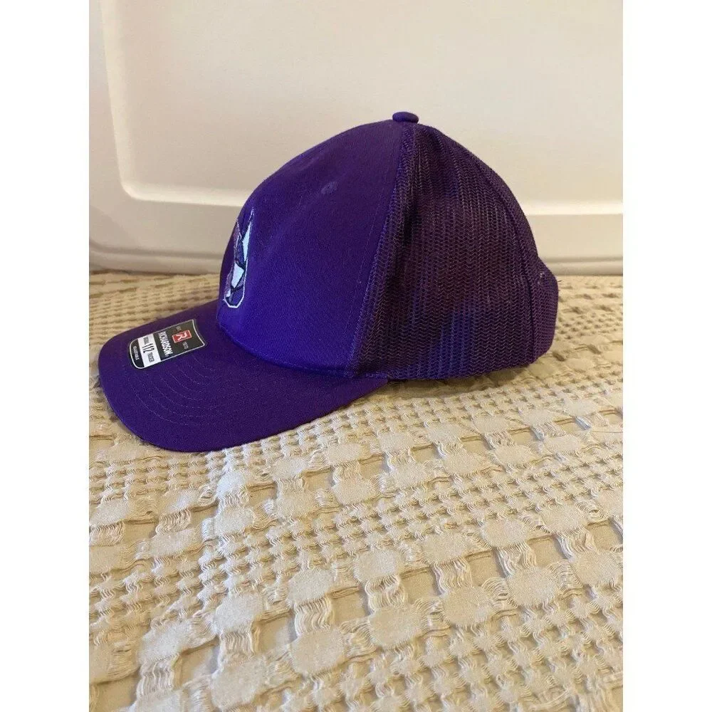 Unisex Purple Adult Adjustable Trucker Baseball Cap with Bunny‎ Rabbit Hat